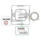 Digitale WiFi Klokthermostaat Wit – Slimme inbouw thermostaat