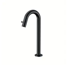 Fonteinkraan Hoog Dutchline Round XL 30cm – Mat Zwart