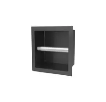 Inbouw wcrolhouder Rana Gunmetal