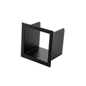 Inzetstuk voor reserverolhouder Inbouw Mat Zwart DutchLine Rana