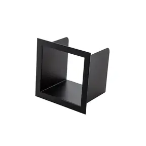 Inzetstuk voor reserverolhouder Inbouw Mat Zwart DutchLine Rana