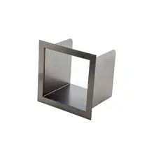 Inzetstuk voor reserverolhouder Inbouw Gunmetal DutchLine Rana