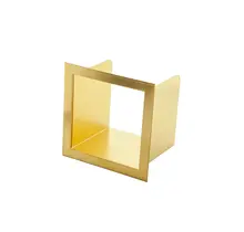 Inzetstuk voor reserverolhouder Inbouw Geborsteld Goud DutchLine Rana