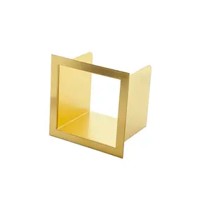 Inzetstuk voor reserverolhouder Inbouw Geborsteld Goud DutchLine Rana