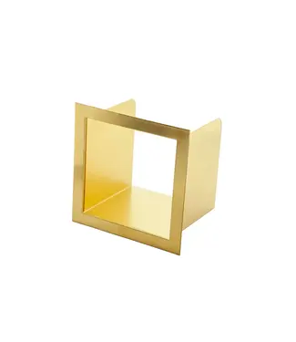 DutchLine Inzetstuk voor reserverolhouder Inbouw Geborsteld Goud DutchLine Rana