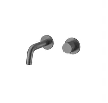 Inbouw Fonteinkraan Dutchline S-Grip – Gunmetal