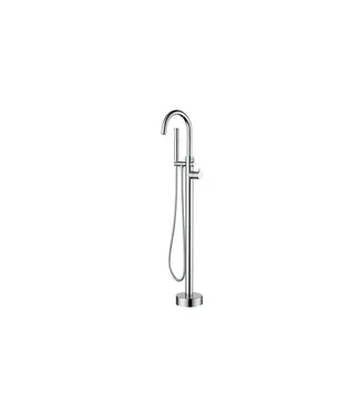 DutchLine Vrijstaande Badkraan met thermostaat S-Grip Chroom