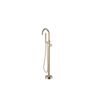 DutchLine Vrijstaande Badkraan met thermostaat S-Grip Brons Koper