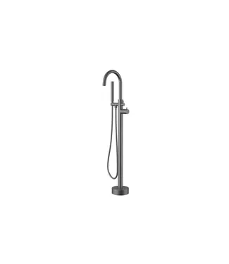 DutchLine Vrijstaande Badkraan met thermostaat S-Grip Gunmetal