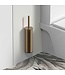Wc borstel met houder Aloni Stria Mat Bruin Brons PVD-gecoat - Staand / Hangend