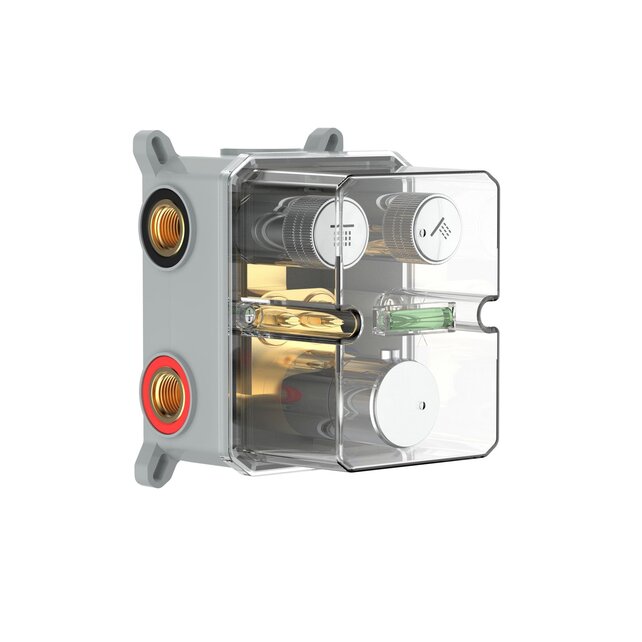 Inbouw Douchekraan Aloni Stria SmartControl Mat Bruin Brons (PVD) - 2-weg Thermostatisch