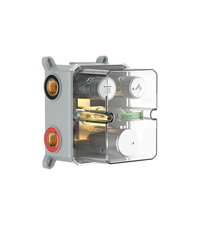 ALONI Inbouw Douchekraan Aloni Stria SmartControl Mat Bruin Brons (PVD) - 2-weg Thermostatisch