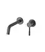 Inbouw Wastafelkraan S-Grip Gunmetal Afbouwdeel met Cold-start en PVD