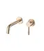 Inbouw Wastafelkraan S-Grip Brons Koper Afbouwdeel met Cold-start en PVD