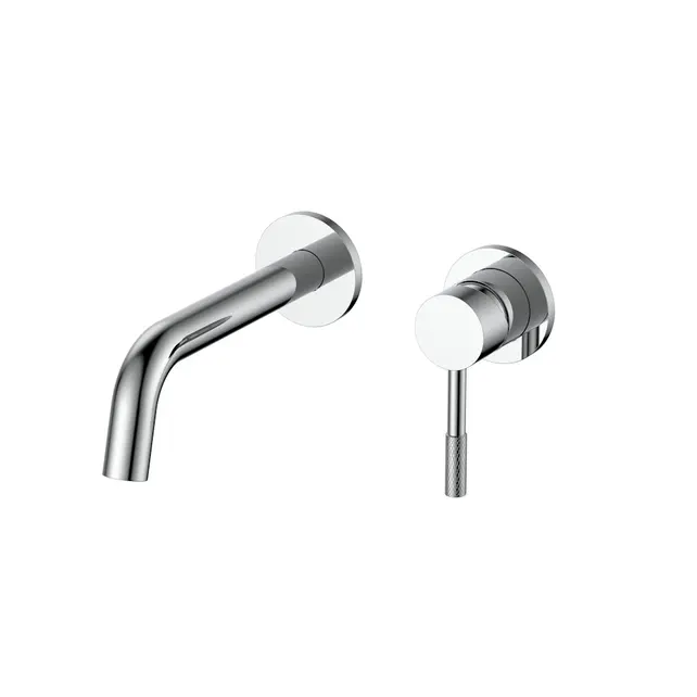 Inbouw Wastafelkraan S-Grip Chroom Afbouwdeel met Cold-start