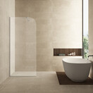 Inloopdouche Douchewand Curvea Helderglas 90x200cm Anti-kalk - 20.3566