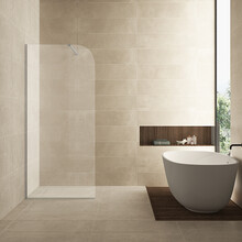 Inloopdouche Douchewand Curvea Helderglas 80x200cm Anti-kalk - 20.3563