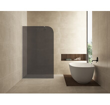 Inloopdouche Douchewand Curvea Rookglas 120x200cm Anti-kalk - 20.3589