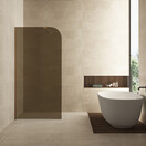 Inloopdouche Douchewand Curvea Vintage Brons 90x200cm Anti-kalk - 20.3583