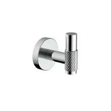 Handdoekhaak Grip Chroom met relief