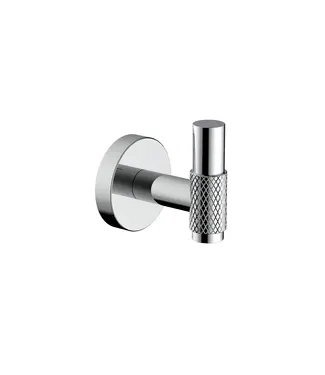 DutchLine Handdoekhaak Grip Chroom met relief