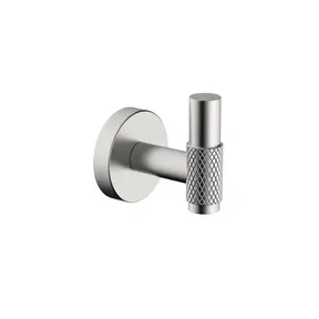 Handdoekhaak Grip Geborsteld Staal met reliëf