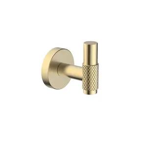 Handdoekhaak Grip Geborsteld Goud (PVD-Gecoat) met reliëf