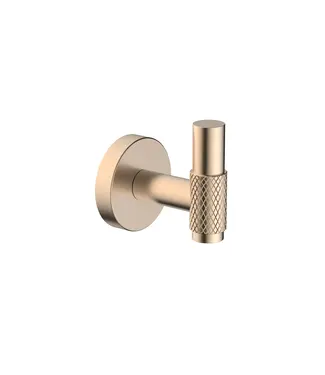 DutchLine Handdoekhaak Grip Brons Koper (PVD-Gecoat) met reliëf