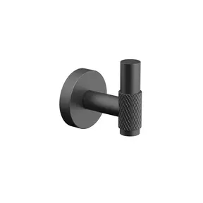 Handdoekhaak Grip Gunmetal (PVD-Gecoat) met reliëf