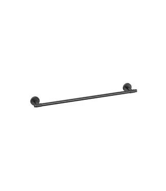DutchLine Handdoekrek Grip Gunmetal 60cm (PVD-gecoat) met relief