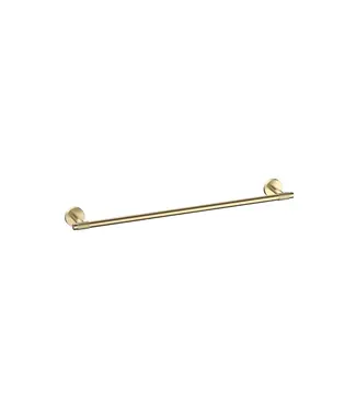 DutchLine Handdoekrek Grip Geborsteld Goud 60cm (PVD-gecoat) met reliëf