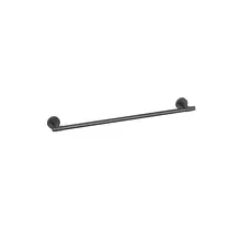 Handdoekrek Grip Mat Zwart 60cm (PVD-gecoat) met reliëf