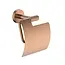 DutchLine Toiletrolhouder met klep Grip Brons Koper (PVD-gecoat)