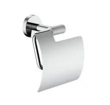 Toiletrolhouder met klep Grip Chroom