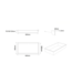 Nisjes badkamer Geborsteld Koper 60x30x10cm Inbouwnis Douche