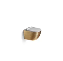 Hangtoilet Luccio Mat Goud - excl. wc-bril