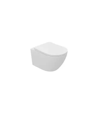 DutchLine Hangtoilet Luccio Mat Wit - excl. wc-bril