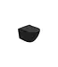 Hangtoilet Luccio Mat Zwart - excl. wc-bril