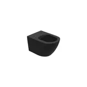 Hangtoilet Luccio Mat Zwart - excl. wc-bril