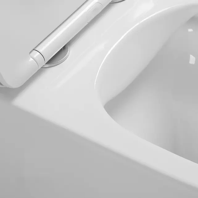 Hangtoilet Luccio Glans Wit - excl. wc-bril