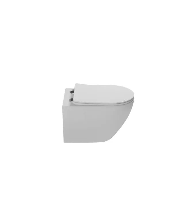 Hangtoilet Luccio Glans Wit - excl. wc-bril