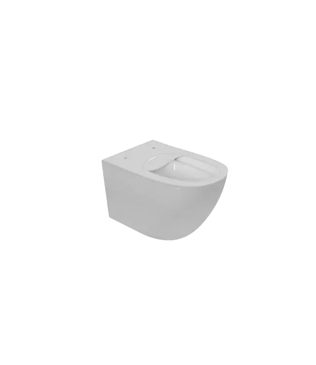 Hangtoilet Luccio Glans Wit - excl. wc-bril