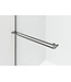 Inloopdouche Douchewand Curvy Gunmetal met rookglas 120cm 8mm veiligheidsglas met anti-kalk