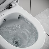 Hangtoilet met bidet Nora Wit - Randloos Tornado Flush - Excl. wc-bril
