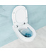 Hangtoilet Nora Wit - Randloos Tornado Flush - Excl. wc-bril