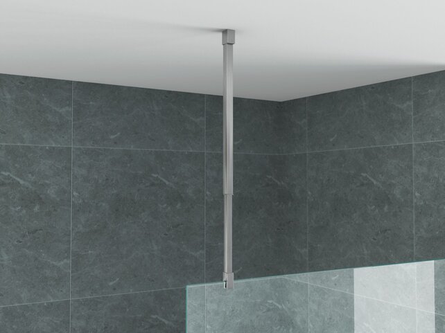 Stabilisatiestang Verstelbare Plafondsteun RVS (43-80 cm)