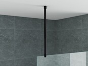 Stabilisatiestang Verstelbare Plafondsteun Mat Zwart (43-80 cm)