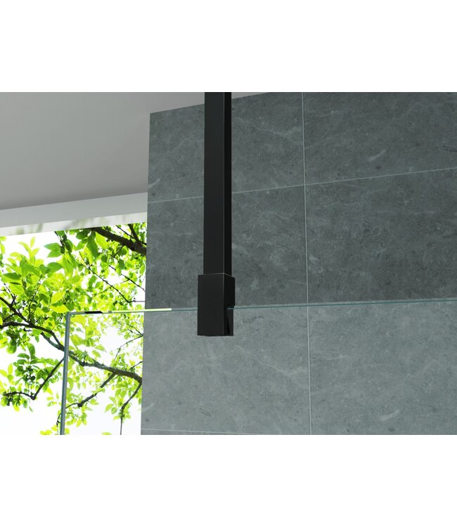 Stabilisatiestang Verstelbare Plafondsteun Mat Zwart (43-80 cm)