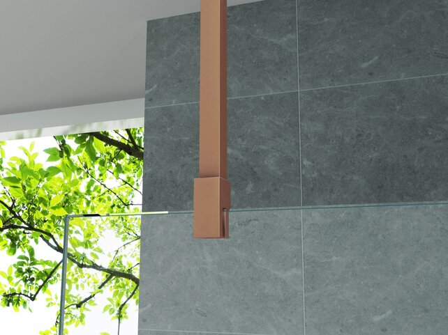 Stabilisatiestang Verstelbare Plafondsteun Geborsteld Koper (43-80 cm)