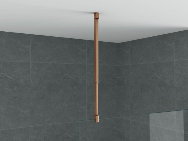 Stabilisatiestang Verstelbare Plafondsteun Geborsteld Koper (43-80 cm)